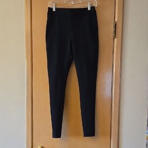 A New Day Black Ankle-Length Ponte Leggings~per